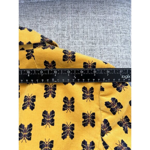 J.Crew Parke Blazer Marigold Navy Butterfly Corduroy Blazer Jacket Sz 10 NEW - Picture 13 of 14